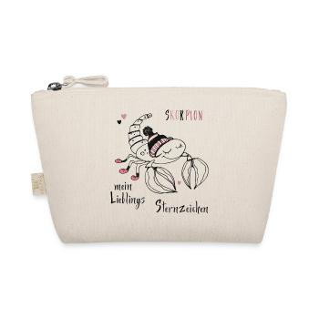 Crab with Cap Scorpio - Organic Pouch - nature - Front