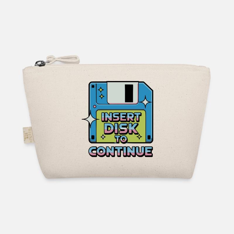 Y2K Retro – Insert Disk to Continue Bio-Täschchen