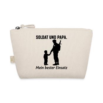 Soldier & Papa - Organic Pouch - nature - Front
