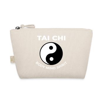 Tai Chi für Körper, Geist, Körper, Wellness, Yin Yang - Bio-Täschchen - Natur - Vorne