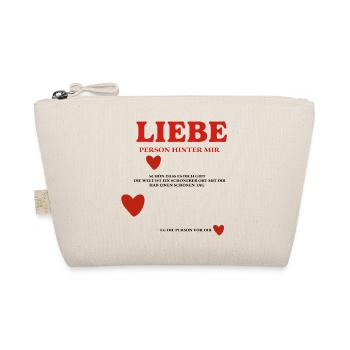 LOVE Personne derrière moi - Trousse biologique - nature - Devant