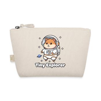 Little Explorer Hamster Astronaut - Organic Pouch - nature - Front