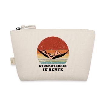 Pension plasterer Pensioner Retired - Organic Pouch - nature - Front
