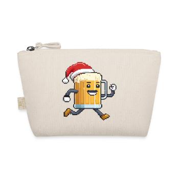 Funny Christmas Beer - Ugly Christmas - Organic Pouch - nature - Front