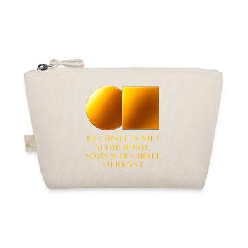 Golden Circle vs Square Design - Organic Pouch - nature - Front