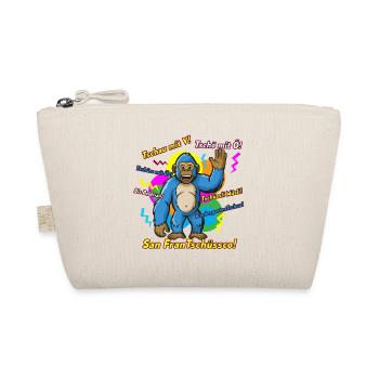 Colorful Bigfoot farewell sayings. Pun - Organic Pouch - nature - Front