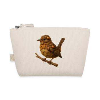 Wren in a natural look - Organic Pouch - nature - Front