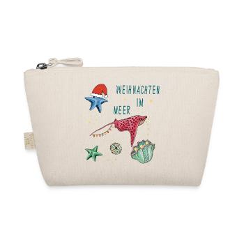 Christmas in the Sea Underwater Festival - Organic Pouch - nature - Front