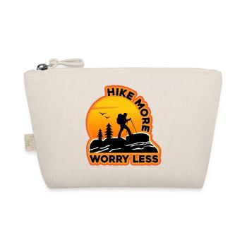 Hike More Worry Less - Organic Pouch - nature - Front