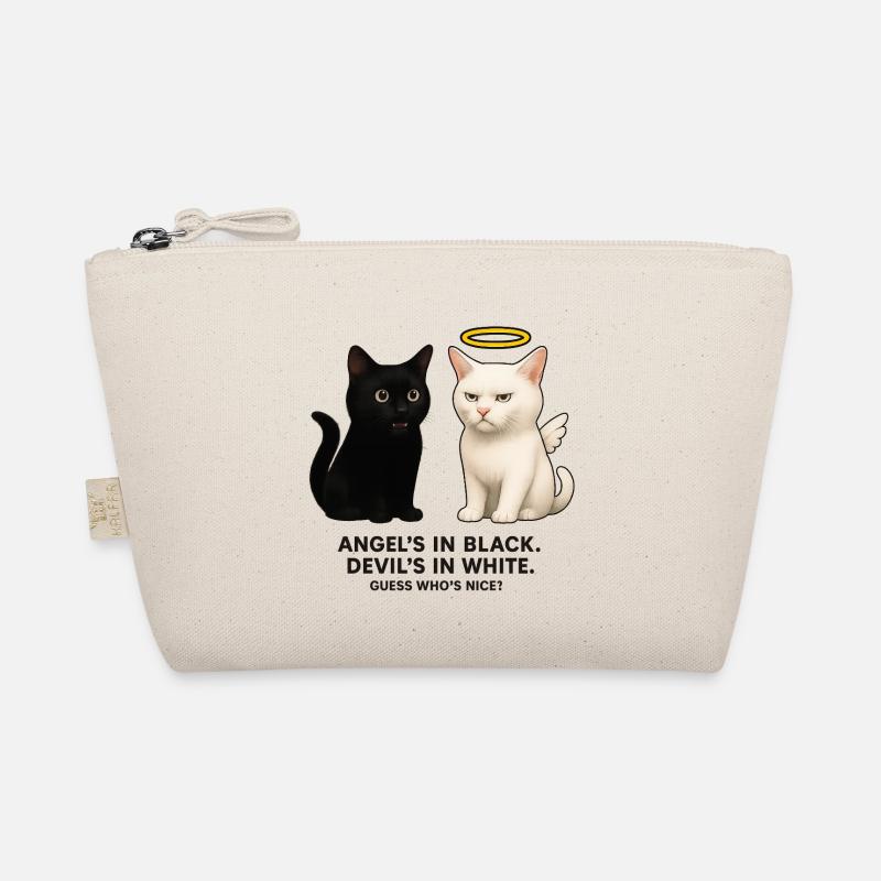 Angel vs. Devil Cats Organic Pouch