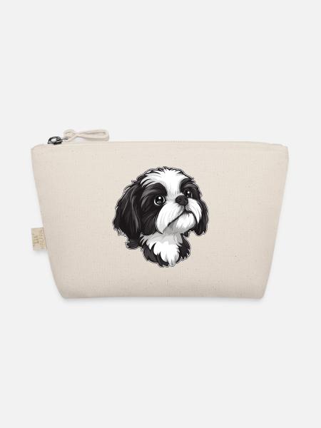 Shih Tzu - Bio-Täschchen - Natur - Vorne
