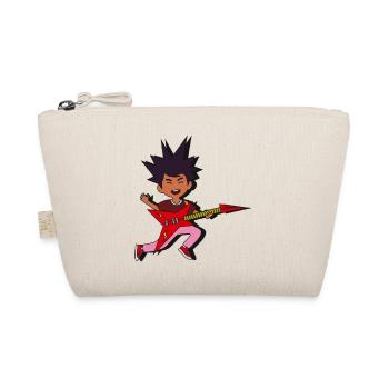 Spiky Rocker Guitar Burst - Organic Pouch - nature - Front