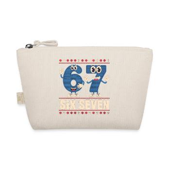 6 7 Six Seven Memes – Christmas Kids Gaming - Organic Pouch - nature - Front