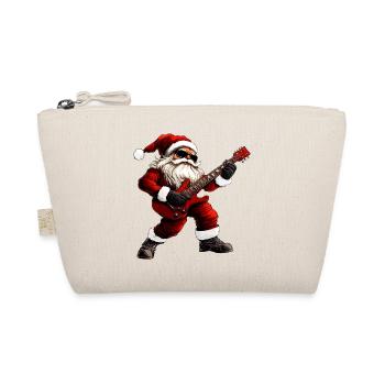 Electric guitarists Christmas - Organic Pouch - nature - Front