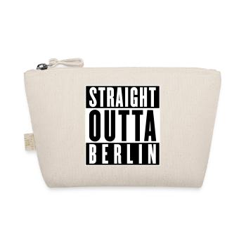 Straight outta Berlin (änderbare Farben) - Bio-Täschchen - Natur - Vorne