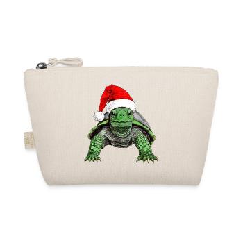 Turtles Christmas - Organic Pouch - nature - Front