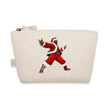 Rap Hip-Hop Santa Claus Santa Claus - Organic Pouch - nature - Front