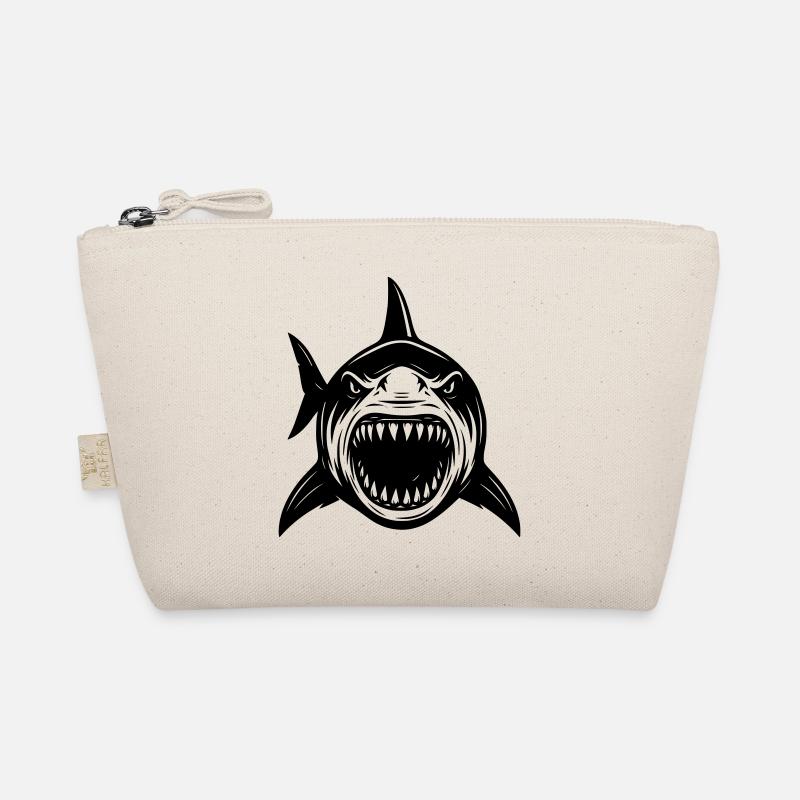 Weißer Hai Shark Attack Angriff  Bio-Täschchen