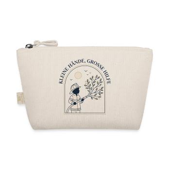 Small hands, big help - Organic Pouch - nature - Front