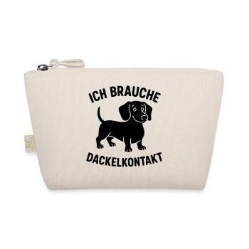 Dachshund contact - Organic Pouch - nature - Front
