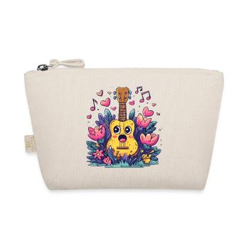 Ukulélé Kawaii dans la magie des fleurs - Trousse biologique - nature - Devant