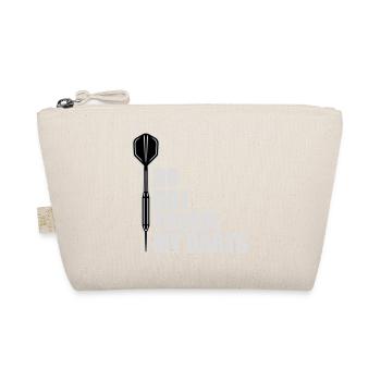 Do Not Touch My Darts Warning Darts Player Humor - Organic Pouch - nature - Front
