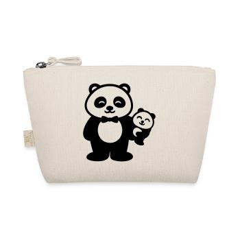 Famille Cadeau Père Panda - Trousse biologique - nature - Devant
