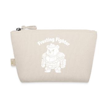 Frosting Fighter Bear - Organic Pouch - nature - Front