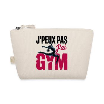 Je Peux Pas J'ai Gym | Gymnastique Cadeau | gym - Trousse biologique - nature - Devant