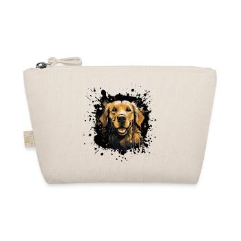 Visage de pop art de Golden Retriever - Trousse biologique - nature - Devant