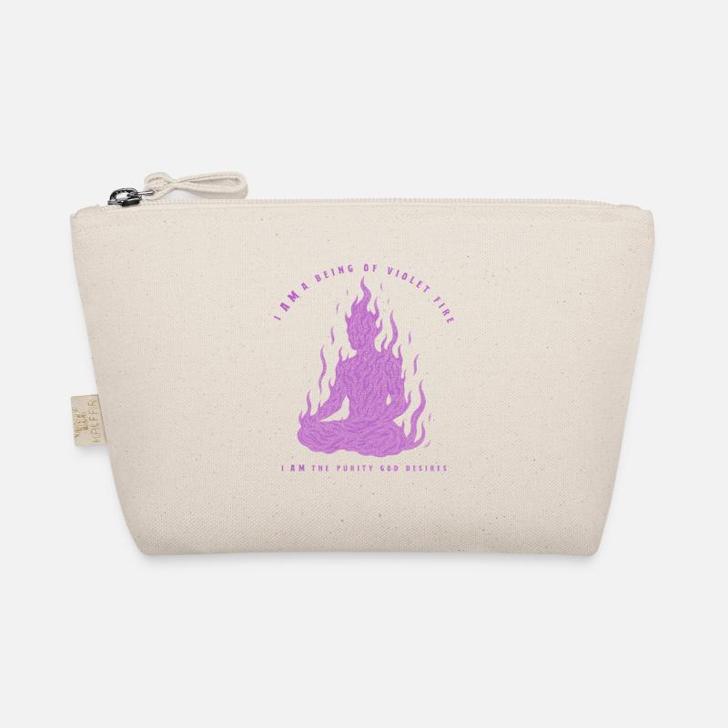 Violette Feuermeditation Bio-Täschchen
