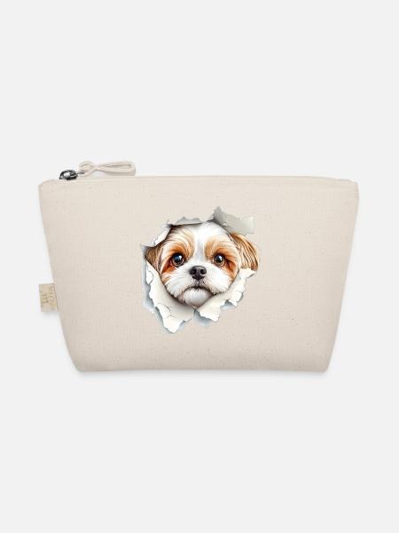 Shih Tzu - Bio-Täschchen - Natur - Vorne