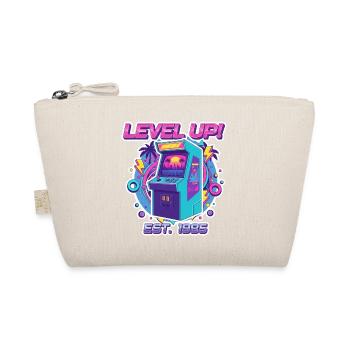 Level Up 1985 – Retro Arcade Automat Design - Organic Pouch - nature - Front