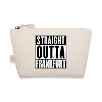 Straight Outta Frankfurt White - Bio-Täschchen - Natur - Vorne