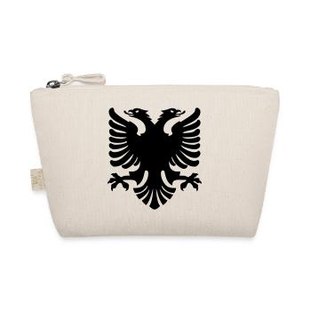 Shqipe Adler – Albanien Doppelkopf Nationalflagge - Bio-Täschchen - Natur - Vorne