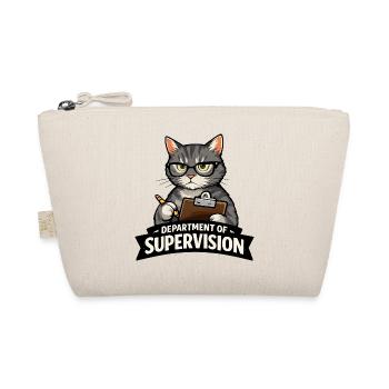 Cat supervision: Office Humor - Organic Pouch - nature - Front