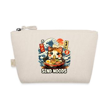 Japon Cat Ramen Nouilles Motif Vague Rétro - Trousse biologique - nature - Devant