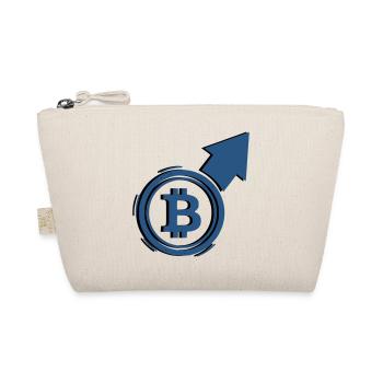 Bitcoin Bull Run Arrow To The Moon - Organic Pouch - nature - Front