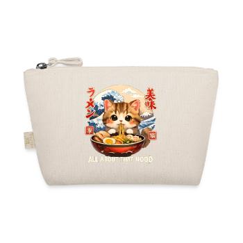 Kawaii Kätzchen Ramen Anime - Bio-Täschchen - Natur - Vorne
