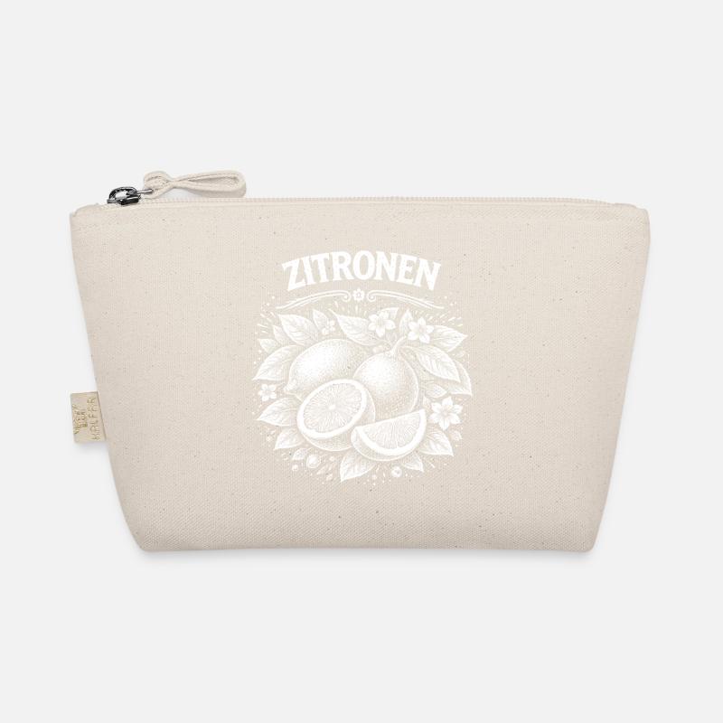 Illustration des citrons en noir et blanc Trousse biologique