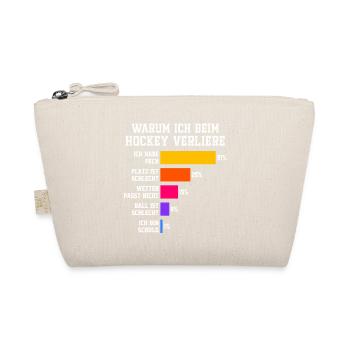 Why I lose at hockey Hockey - Organic Pouch - nature - Front