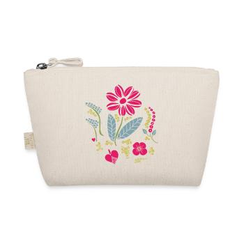 Floral ornament with leaves - Organic Pouch - nature - Front
