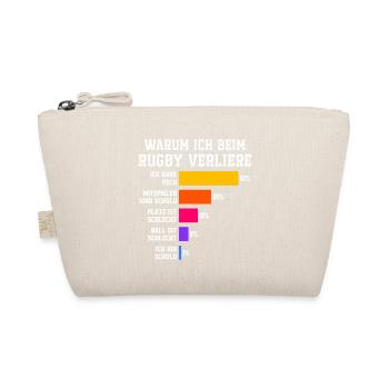 Why I lose at rugby Rugby - Organic Pouch - nature - Front