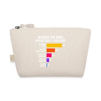 Why I lose at basketball Basketball - Organic Pouch - nature - Front