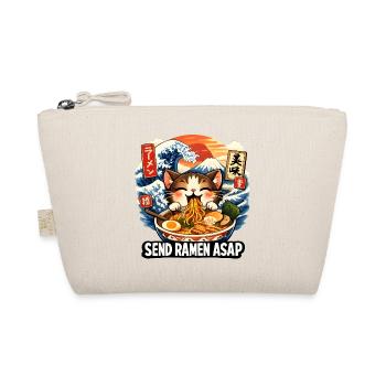 Cats Ramen Noodle Japanese Anime Manga Kawaii - Organic Pouch - nature - Front
