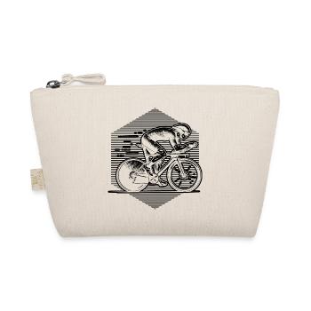 Roadbike artwork for your outfit - Organic Pouch - nature - Front