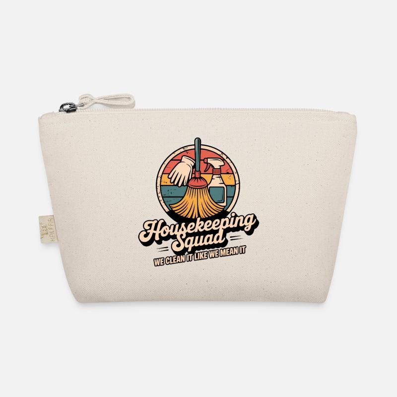 Funny Cleaning Design Organic Pouch