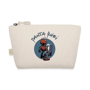 Panta rhei - ant in front of urinal - everything flows - Organic Pouch - nature - Front