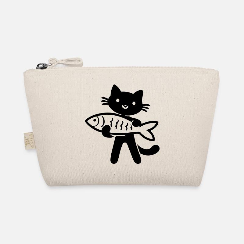 Katze Fisch Bio-Täschchen