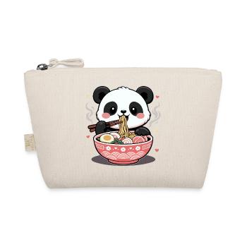 Ramen Niedlicher Kawaii Panda - Bio-Täschchen - Natur - Vorne